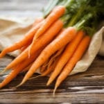Fresh organic carrot