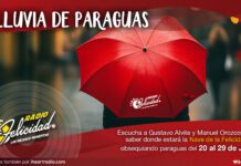 Lluvia de paraguas en Radio Felicidad: llévate el tuyo este mes de julio