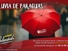 Lluvia de paraguas en Radio Felicidad: llévate el tuyo este mes de julio